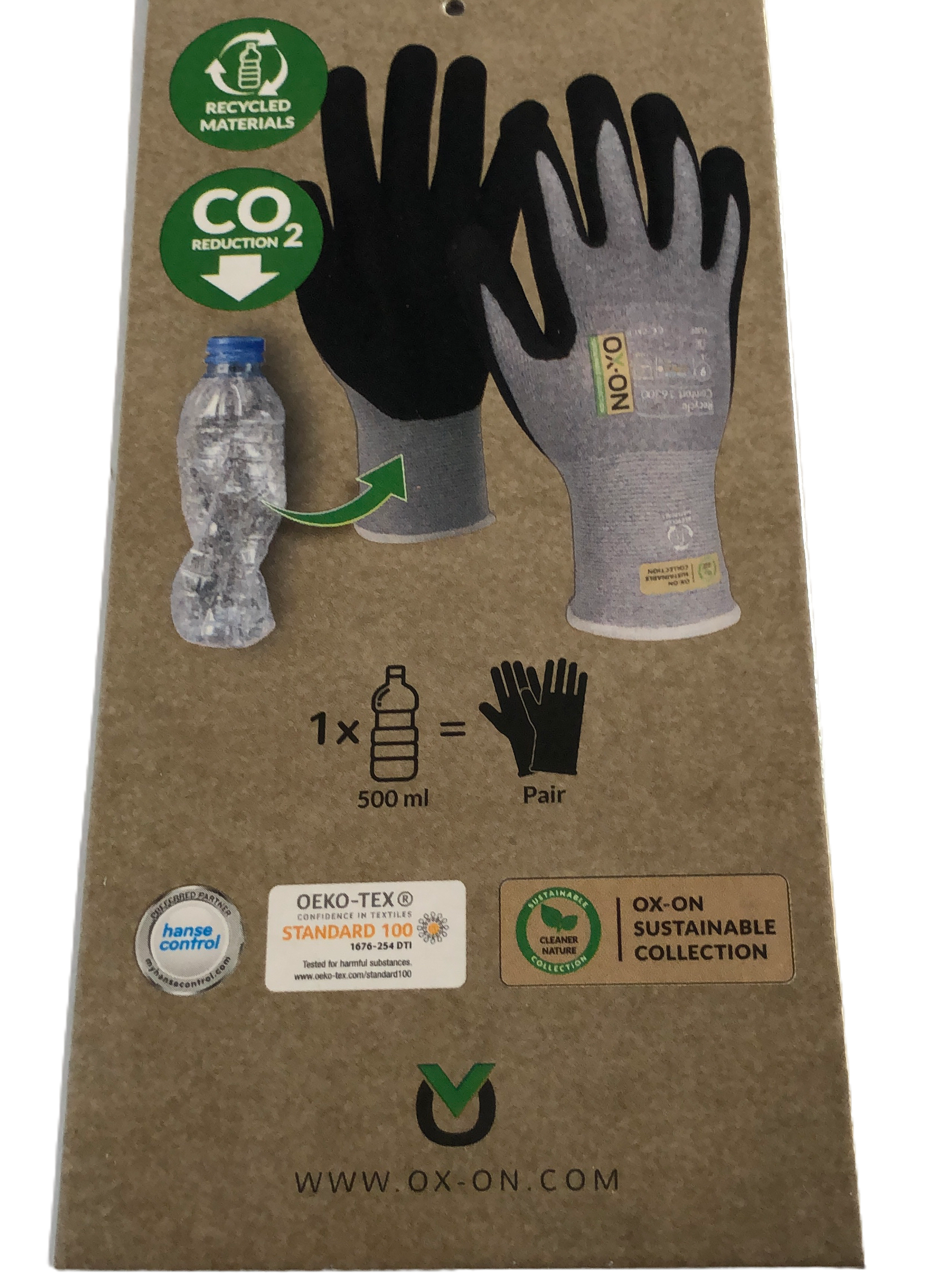 Handschuhe OX-ON Recycle Basic