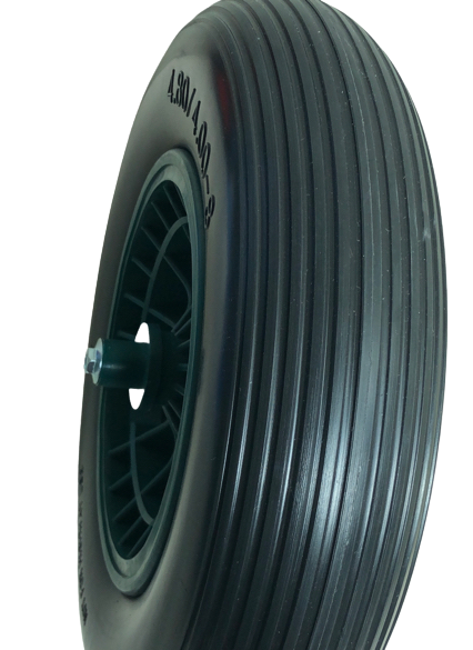Karrenrad 4.80/4.00-8 PU geschäumt/Kunststofffelg