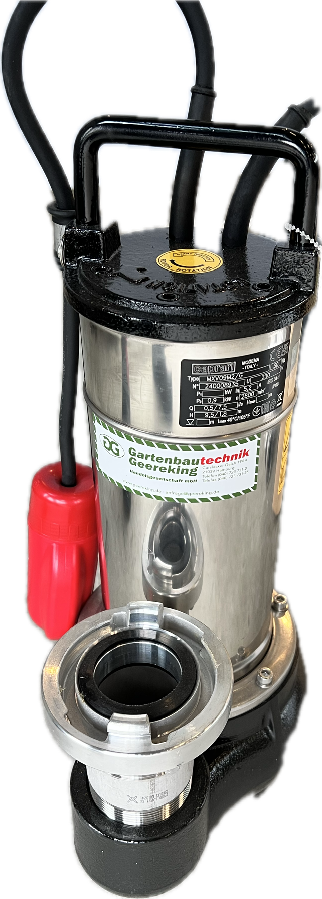 Caprari Tauchpumpe MXV09M2/G-230V