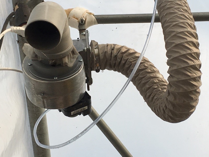 Lüfter /Gebläse für Doppelfolie mit Drucksteuerung