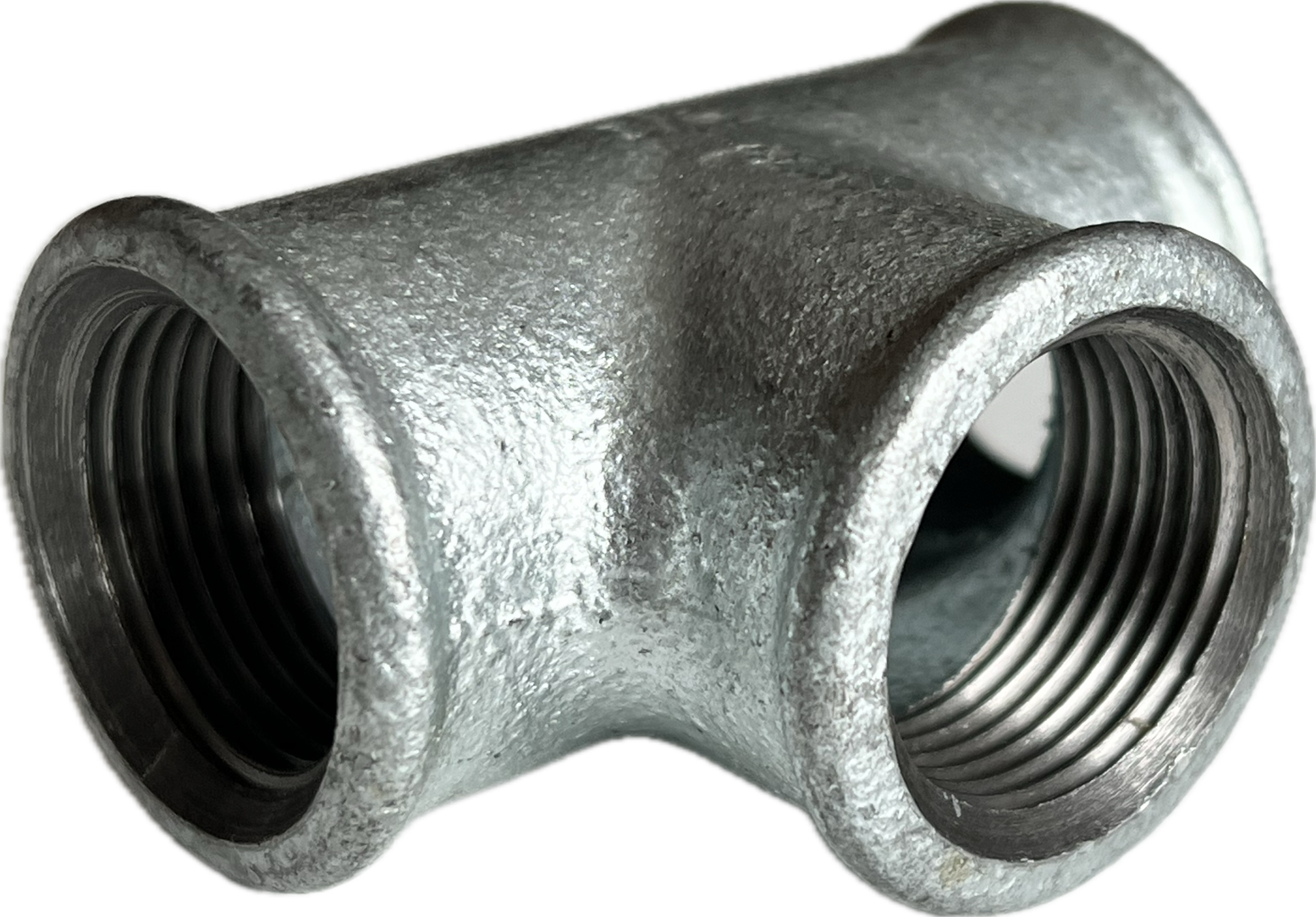 T-Stück Temperguss verzinkt