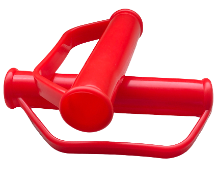 Sicherheitsgriff für Sackkarre rot