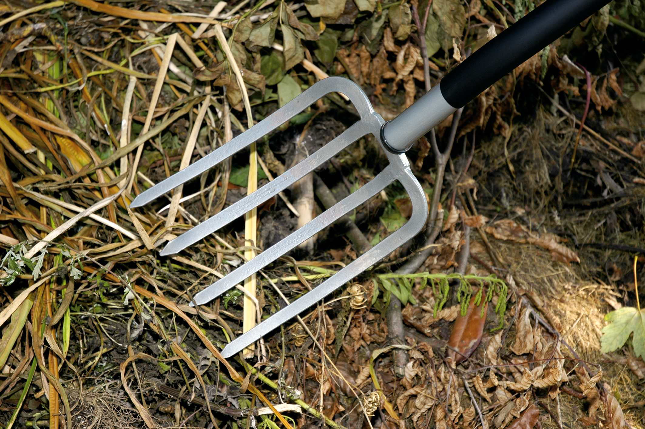 Spatengabel Fiskars ergonomic- Einsatzbild