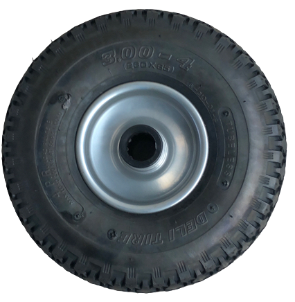 Sackkarrenrad 260x85 komplett 25er Achse