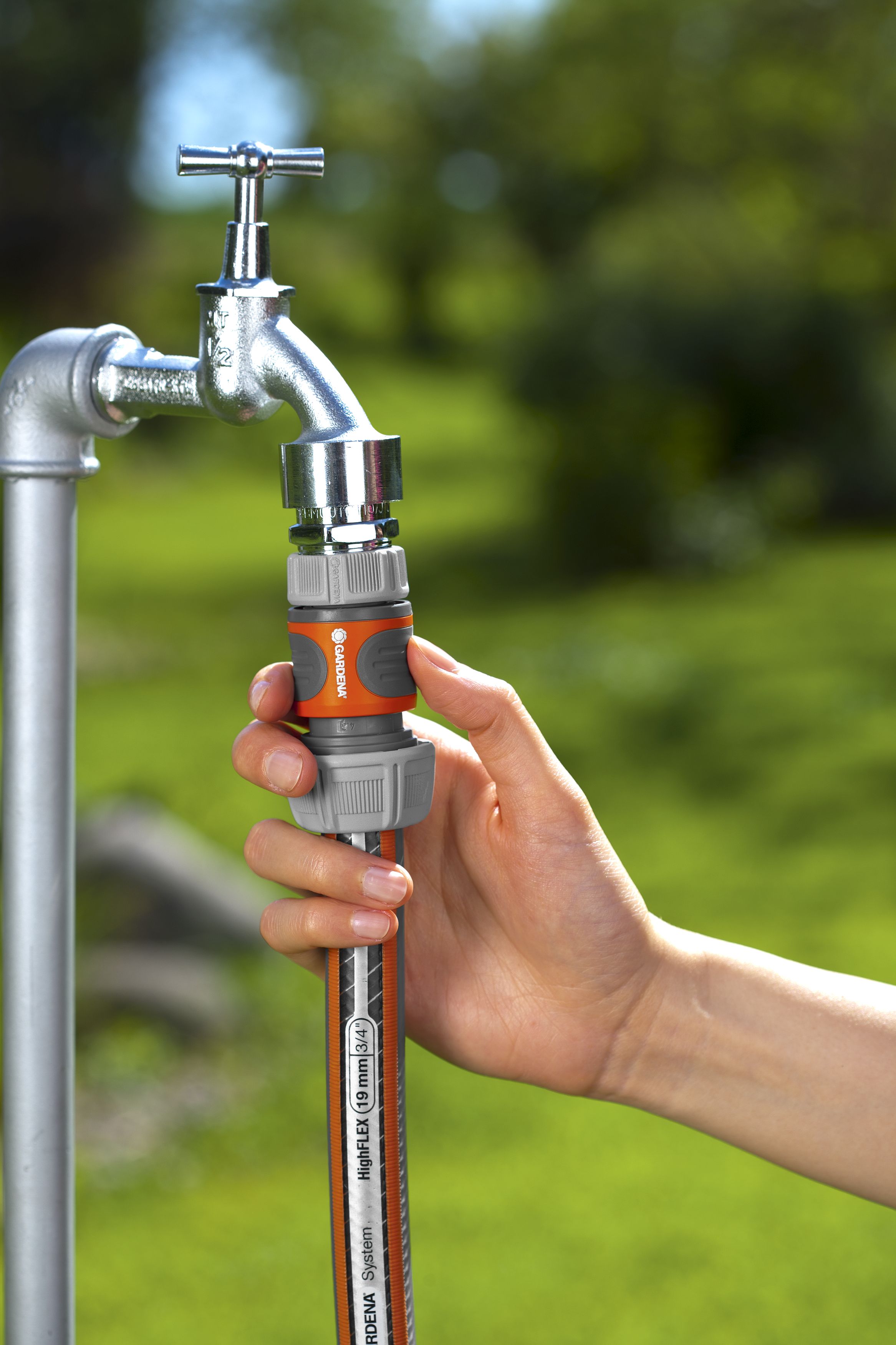 Schlauchstueck Gardena - Anschlussbild