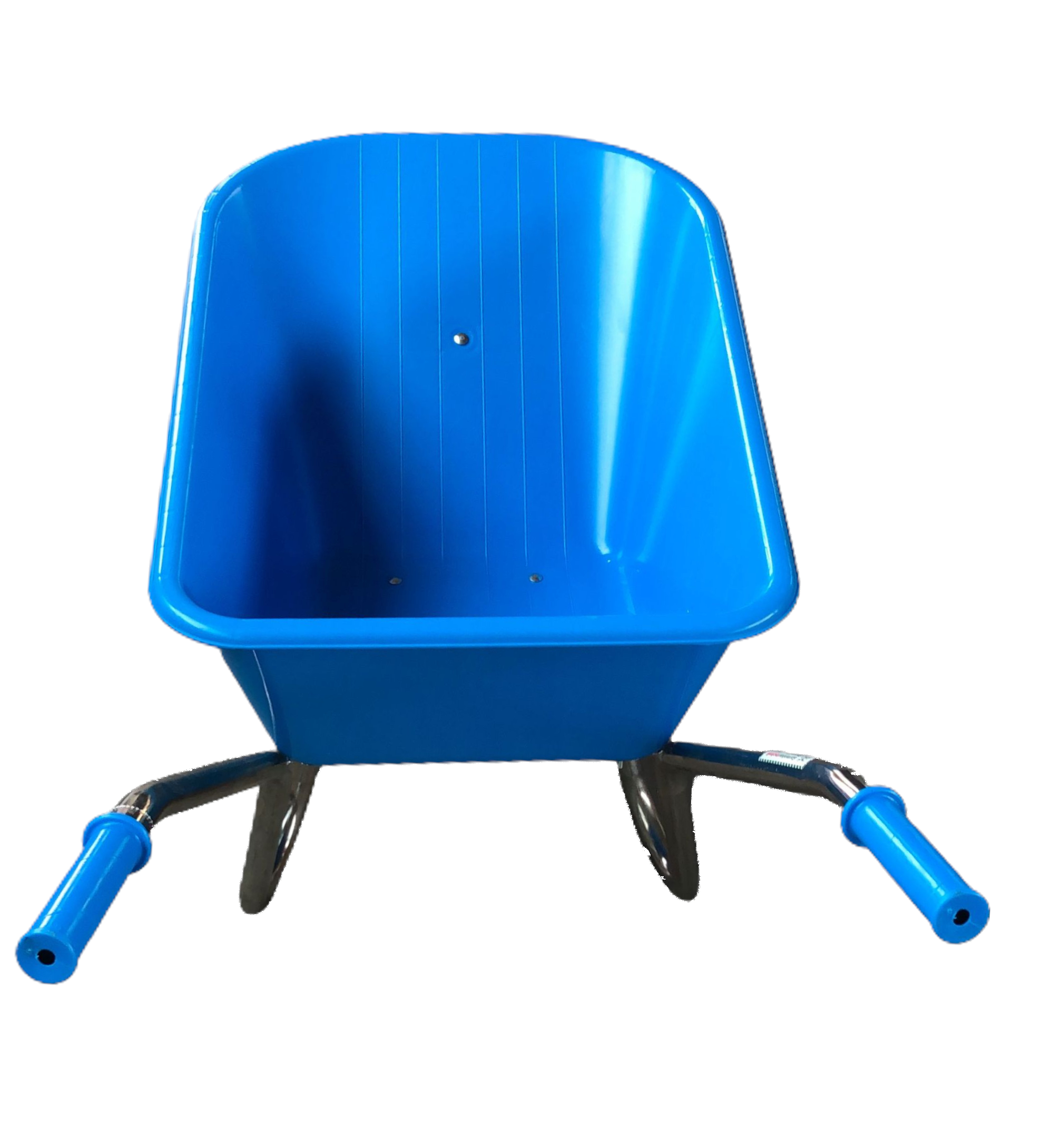 Schubkarre_Blau Sicht von oben